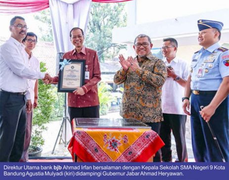 bank bjb dan Pemprov Jabar Bangun Ruang Kelas SMAN 9 Bandung
