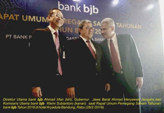 Gubernur Aher; bank bjb jadi Penggerak Ekonomi Jabar