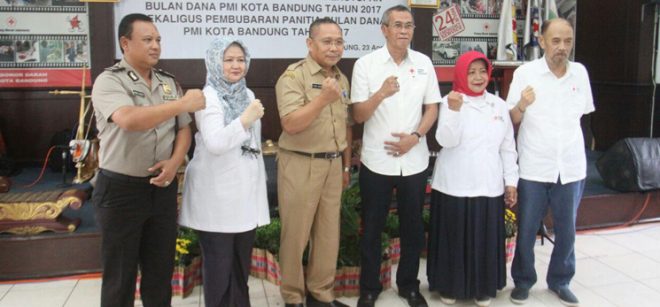 Bulan Dana PMI Kota Bandung 2017 Galang Dana Rp 1.141.243.880