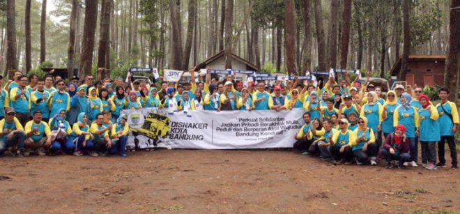 Sambut May Day, Pemkot Bandung dan Serikat Buruh Gelar Offroad