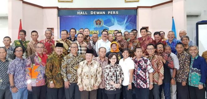 Susunan Pengurus PWI Pusat Periode 2018-2023 Resmi Dikukuhkan