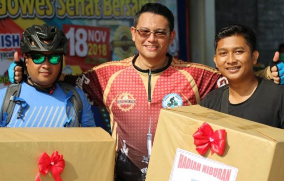 Peringati HKN ke-54, RSUD Mayjend H.M. Ryacudu Gelar Gowes Sehat Bersama