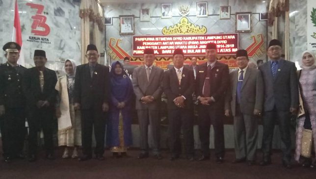 Tiga Legislator Dilantik, Ketua DPC Demokrat Kab. Lampura Ucapkan Selamat