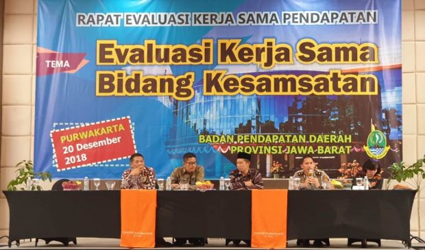 Mitra Samsat Provinsi Jawa Barat Lakukan Evaluasi Kerjasama Bidang Kesamsatan