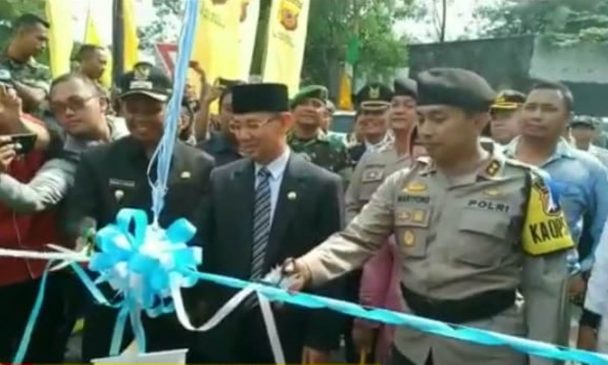 Tekan Angka Kecelakaan, Polres Majalengka Resmikan Kampung Tertib Lalu Lintas