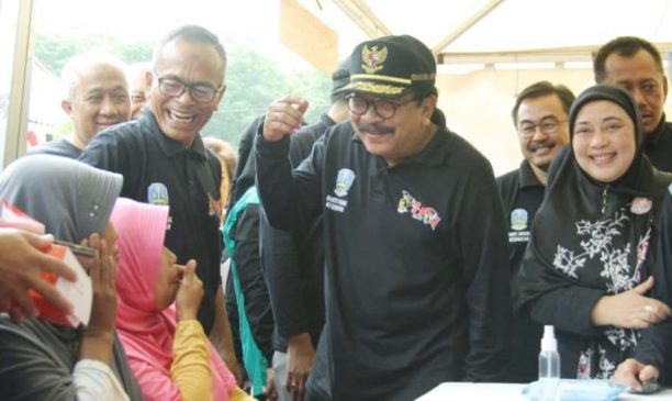 Sambut HPN 2019, PWI Adakan Baksos Pemeriksaan Kesehatan Warga Bangkalan
