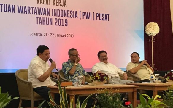 Raker PWI Pusat : Tantangan PWI Jaman Now, di Tengah Arus Idealistis dan Realistis