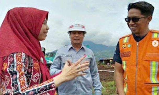 Ineu Lakukan Sidak ke Lokasi Pembangunan Tol Cisundawu