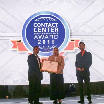 Bank bjb Sabet Penghargaan Contact Center Service Excellent Award 2019