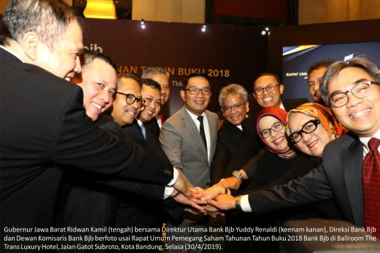 bjb Selenggarakan RUPST Tahun Buku 2018 dan Bayarkan Dividen Rp. 879,6 Miliar