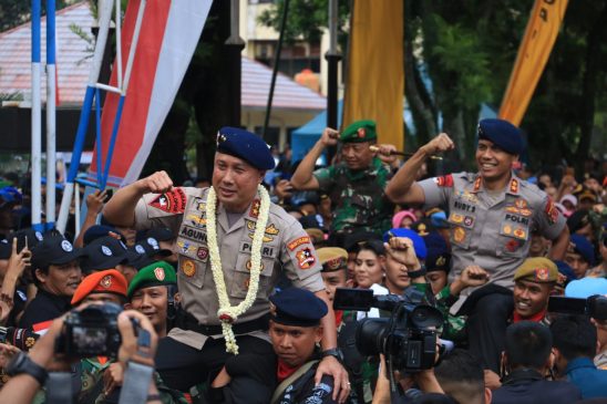 Upacara Farewell and Welcome Parade Kapolda Jabar, Lepas Irjen Pol Budi Maryoto