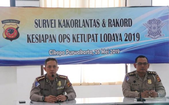 Pengamanan Arus Mudik Lebaran 2019, Dir Lantas Polda Jabar Pimpin Rakor Persiapan Ops Ketupat Lodaya