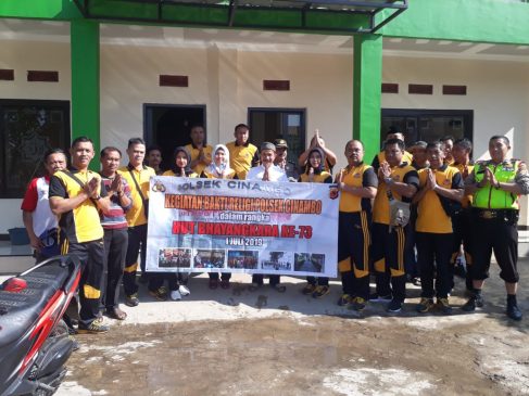 Polsek Cinambo Polrestabes Bandung Gelar Giat Bhakti Religi