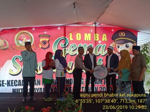 Sambut HUT Bhayangkara ke- 73, Polsek Kiaracondong Gelar Lomba Gema Sholawat