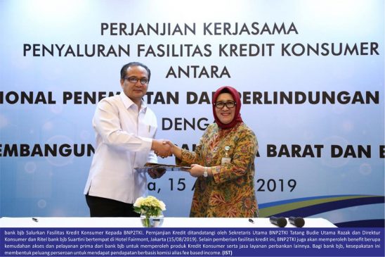 bank bjb dan BNP2TKI Tandatangani PKS Kredit Konsumer