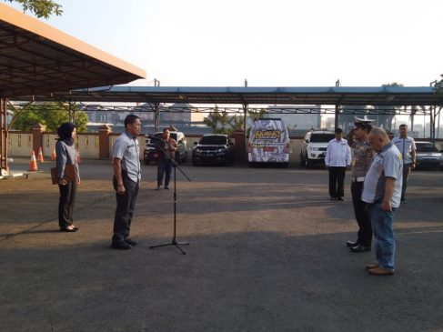 Tingkatkan Sinergitas, Kasie STNK Pimpin Apel Samsat Bandung Tengah