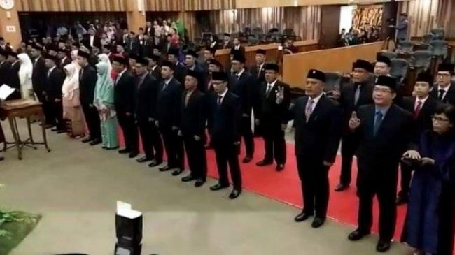 Anggota DPRD Kota Bandung Terpilih 2019-2024 Resmi Dilantik