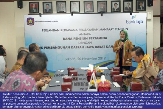 bank bjb MoU Dengan Dana Pensiun Pertamina