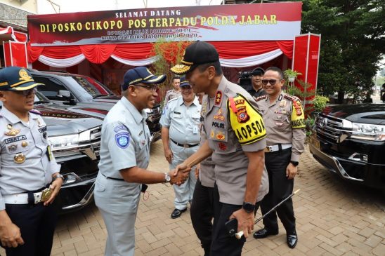 Kapolda Jabar Monitoring Arus Balik Nataru di Pos Pam Cikopo