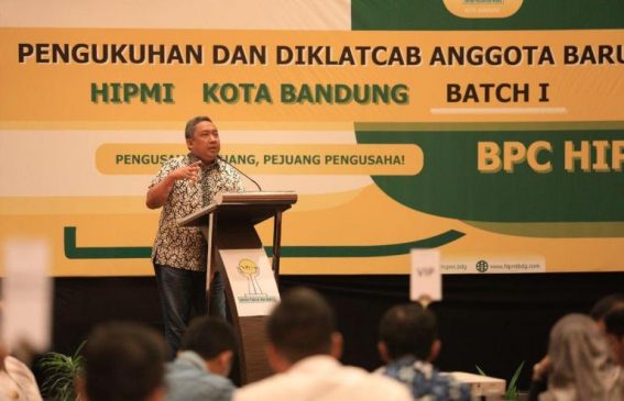 Yana Mulyana : HIPMI Harus Berkontribusi Kepada Masyarakat dan Dukung Pembangunan Kota Bandung