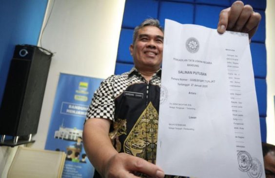 Wali Kota Bandung Menangkan Gugatan Perihal Jabatan Sekda di PTUN Jakarta