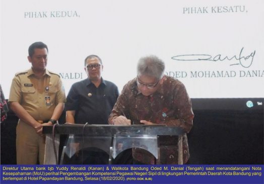 bank bjb Tandatangani MoU Dengan Pemkot Bandung, Tingkatkan  Kapasitas dan Kapabilitas ASN