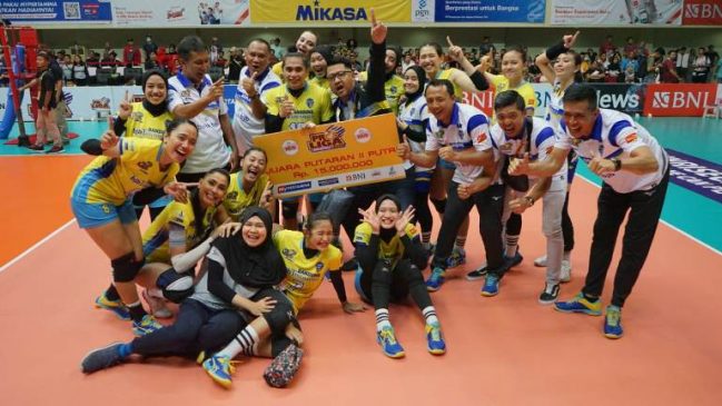 Bandung bjb Tandamata Tekuk JPE di Seri II Proliga 2020