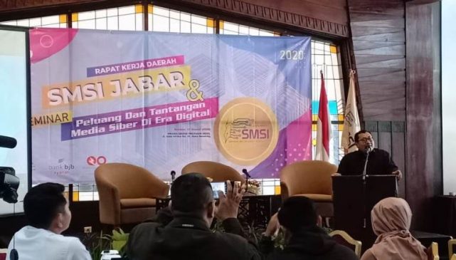 Rakerda ke-3 SMSI Jabar, Ketua Umum SMSI Sebut SMSI Jabar Penyumbang Anggota Terbesar