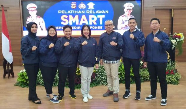 Sat Lantas Polres Cimahi Ikuti Pelatihan Relawan SMART Dit Lantas Polda Jabar