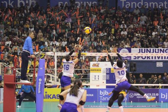 Tampil di Kandang Sendiri, Bandung bjb Tandamata Raih Kemenangan