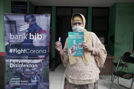 bank bjb Disinfeksi Jaringan Kantor dan Fasilitas Publik di Kawasan Bandung Raya
