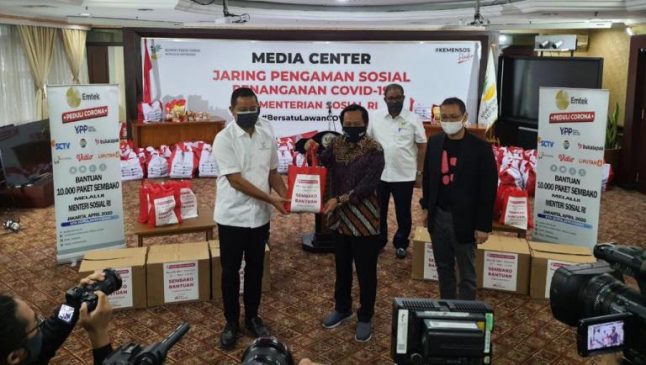 EMTEK Gerak Cepat Salurkan donasi Lewat Program EMTEK Peduli Corona