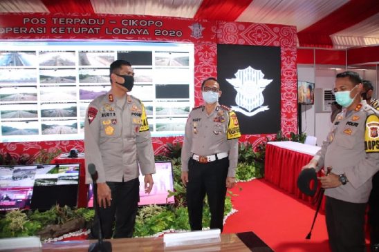 Kapolda Jabar Cek Pelaksanaan PSBB dan Ops Ketupat Lodaya 2020