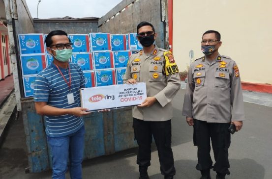 Polres Majalengka Terima Bantuan Dari Telering Ring Hari Yulung Untuk Penanggulangan Covid-19