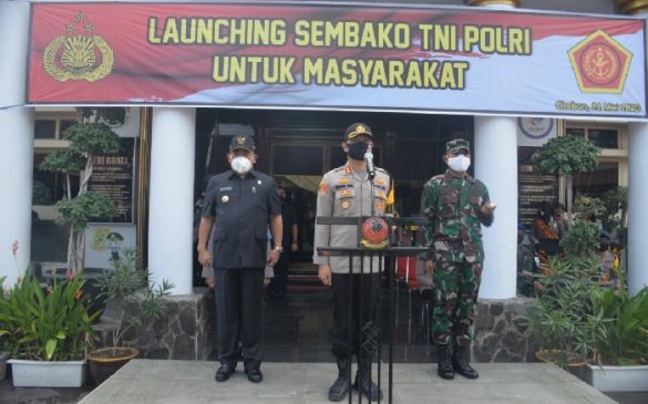 Polres Cirebon Kota Polda Jabar Launching Sembako TNI – POLRI Untuk Masyarakat Kota Cirebon