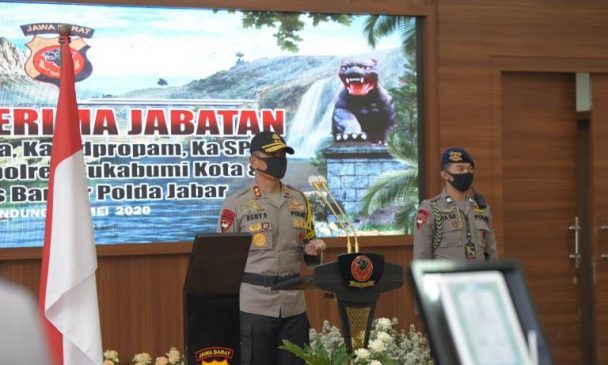 Kapolda Jabar Pimpin Upacara Sertijab Pejabat Utama dan Kapolres Jajaran