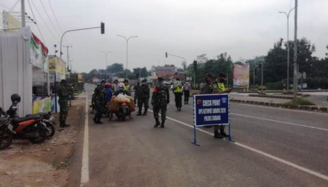 Kegiatan Ops Ketupat Lodaya 2020 dan PSBB Kab. Subang Dilaksanakan Hari Ini