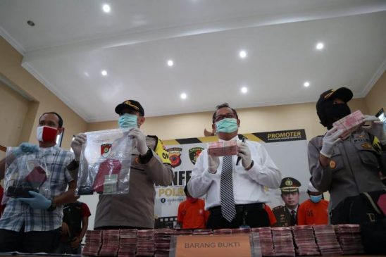 Polres Tasikmalaya Polda Jabar berhasil Ungkap Kasus Peredaran Uang Palsu