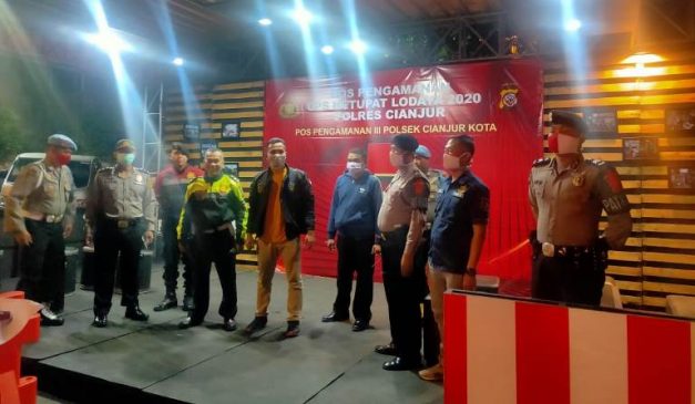 Sat Sabhara Polres Cianjur Polda Jabar Laksanakan Patroli Ops Aman Nusa Ii Penanganan Covid-19