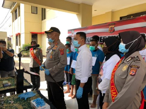 Polres Cianjur Polda Jabar Ungkap Tindak Pidana Curanmor Periode Maret-Juni