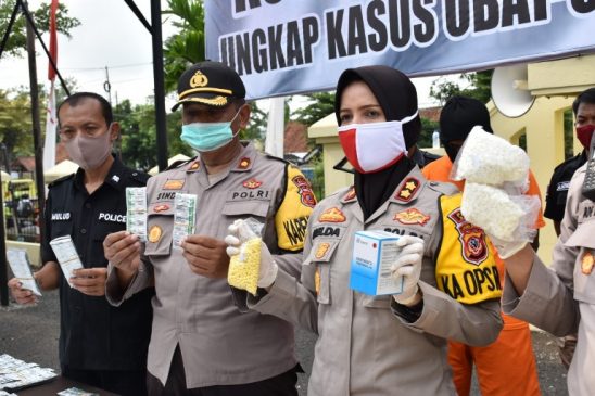 Polres Banjar Polda Jabar Amankan Bandar Besar Obat Ilegal dan Sita 247.618 ribu Obat Berbagai Merk