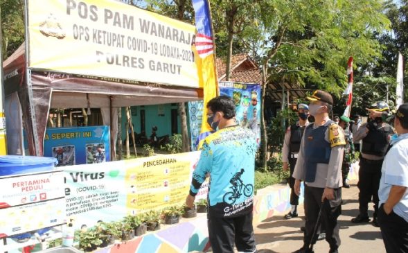 Kapolres Garut Polda Jabar Cek Kesiapan Pembentukan Kampung Sigap