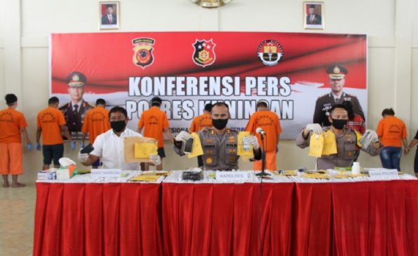 Polres Kuningan Polda Jabar Ungkap Kasus Narkoba Dari Mei-Juni 2020