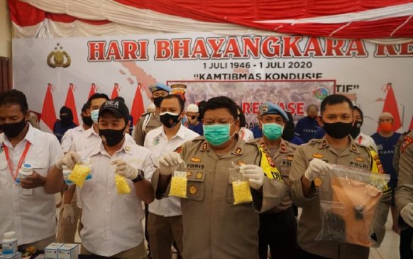Dalam Waktu Sebulan, Polres Cimahi Polda Jabar Ringkus 14 Pengedar Narkoba