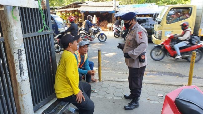 Sat Brimob Polda Jabar Patroli Sambangi Terminal Tanjungpura