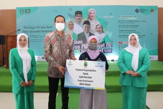 bank bjb Kembali Salurkan Kredit Mesra Kepada Kelompok Warga Difabel Kota Bandung