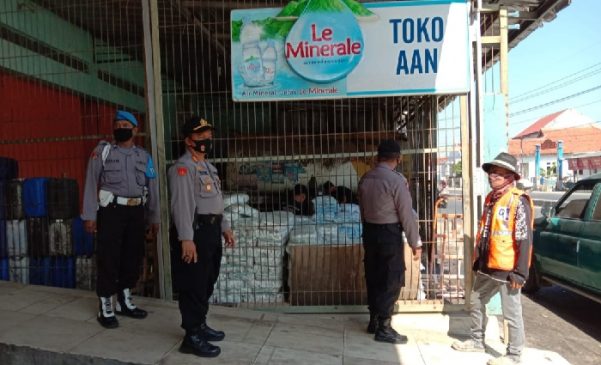 Polres Indramayu Laksanakan Pendisiplinan Protokol Kesehatan di Pasar Tradisional