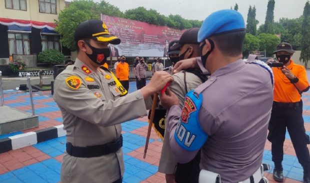 Polres Majalengka Adakan Pembukaan dan Pelepasan Tradisi Pembaretan Bintara Remaja Polri