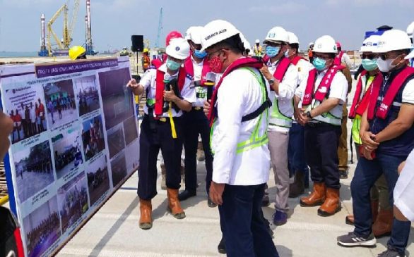 Polres Subang Amankan Kunker Menhub ke Pelabuhan Patimban Pusakanagara
