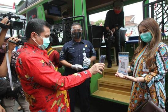 Di Sumedang Bayar Angkot Bisa Gunakan bjb DigiCash